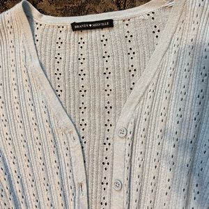 Brandy Melville v-neck cropped sweater